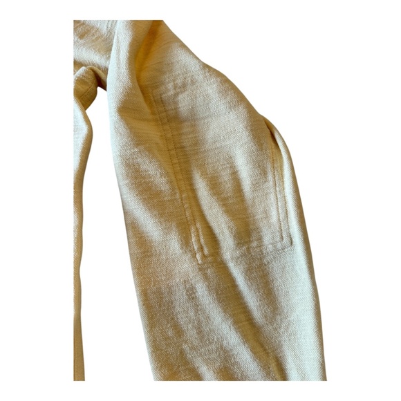 Billy Reid Long Sleeve Polo – XL (Pale Yellow) - Picture 3 of 5